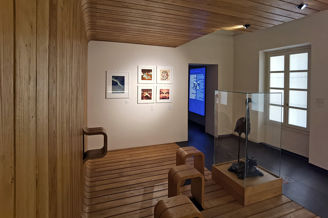 Allestimento della mostra Twist di Davide Bonazzi al Museo Garda di Ivrea
