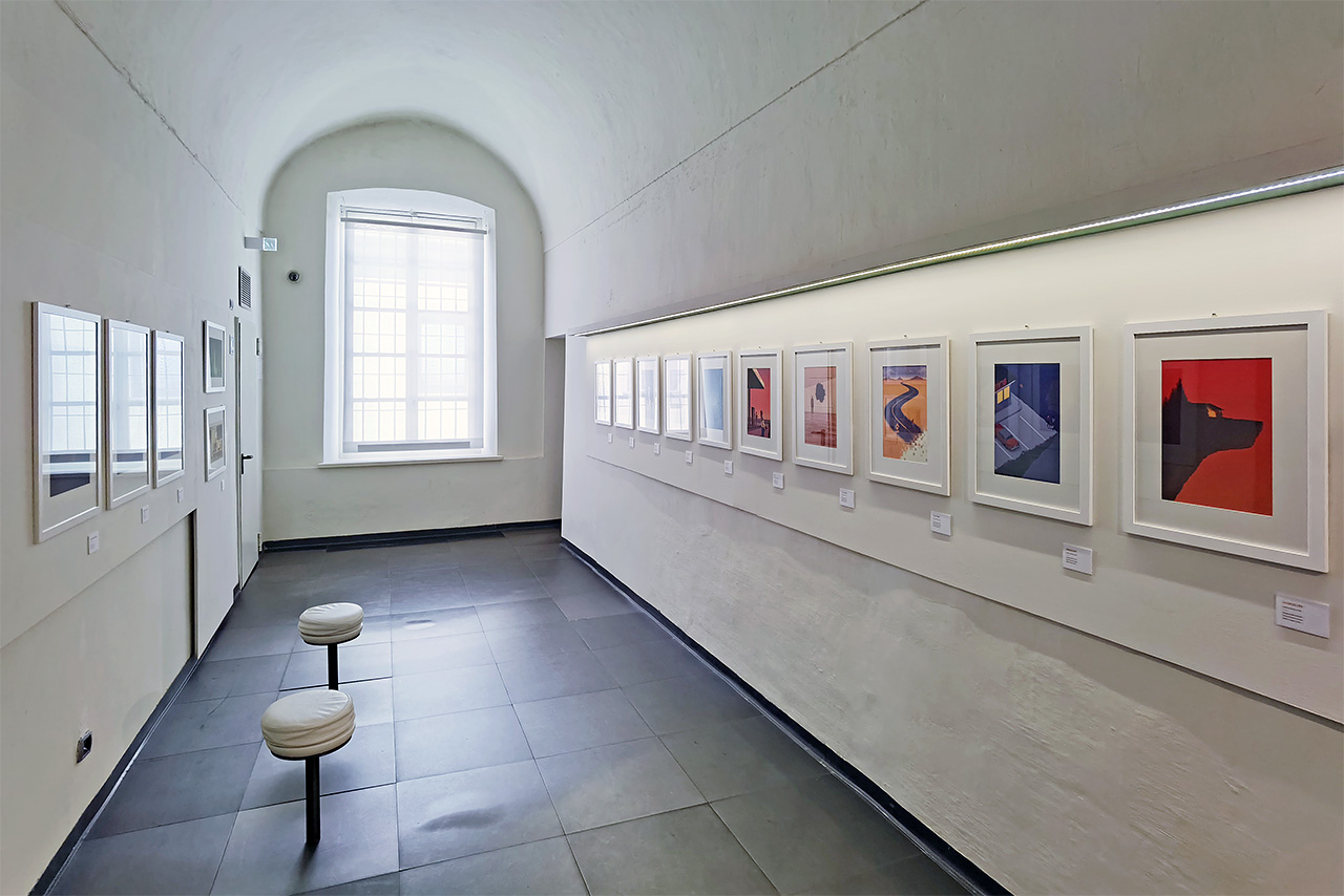 Allestimento della mostra Twist di Davide Bonazzi al Museo Garda di Ivrea