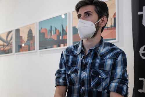 Twist - Inaugurazione mostra di Davide Bonazzi - Spazio Tapirulan