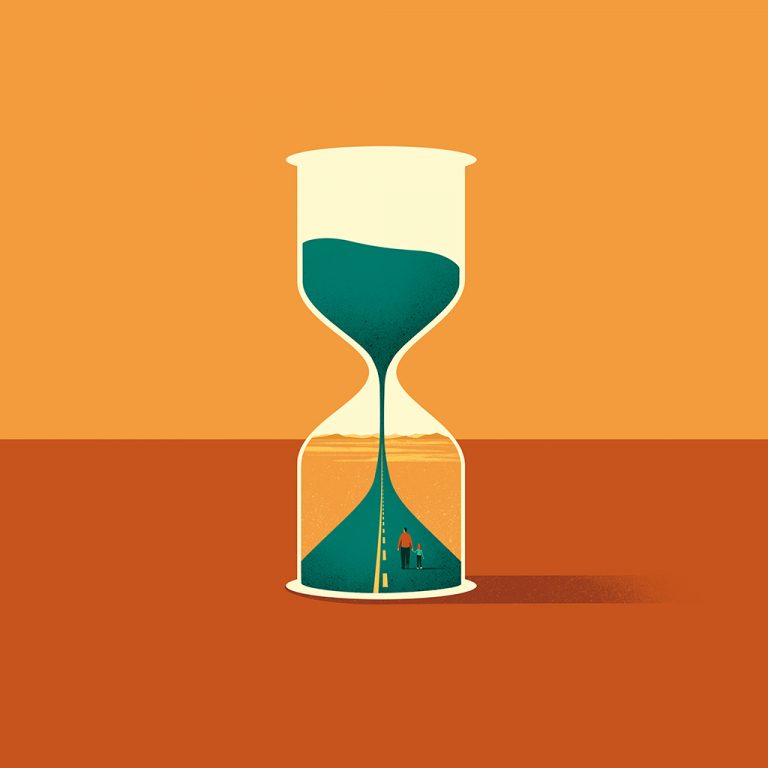 Spiegamelo! 2021 - Il tempo - Illustrazione di Davide Bonazzi