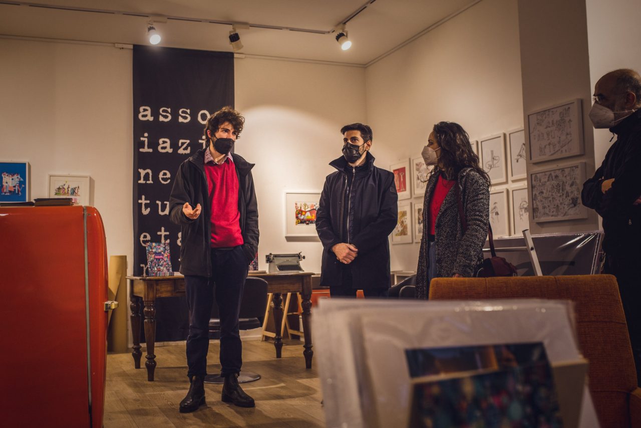 Inaugurazione mostra Bazar di Francesco Fidani