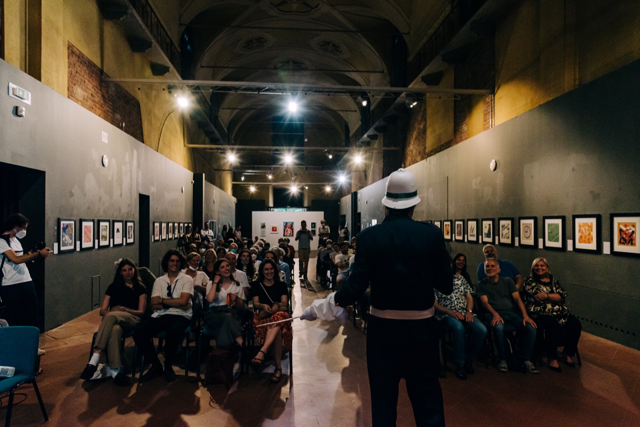 Inaugurazione mostra STOP con Adelchi Galloni