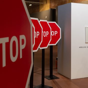 Inaugurazione mostra STOP con Adelchi Galloni