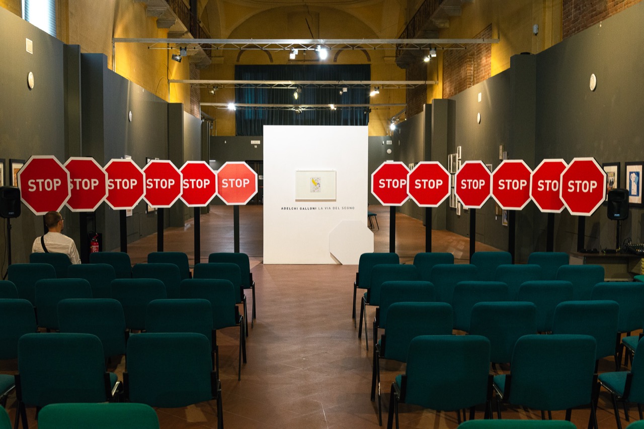 Inaugurazione mostra STOP con Adelchi Galloni