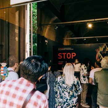 Inaugurazione mostra STOP con Adelchi Galloni