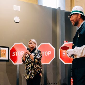 Inaugurazione mostra STOP con Adelchi Galloni