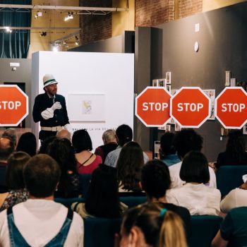 Inaugurazione mostra STOP con Adelchi Galloni