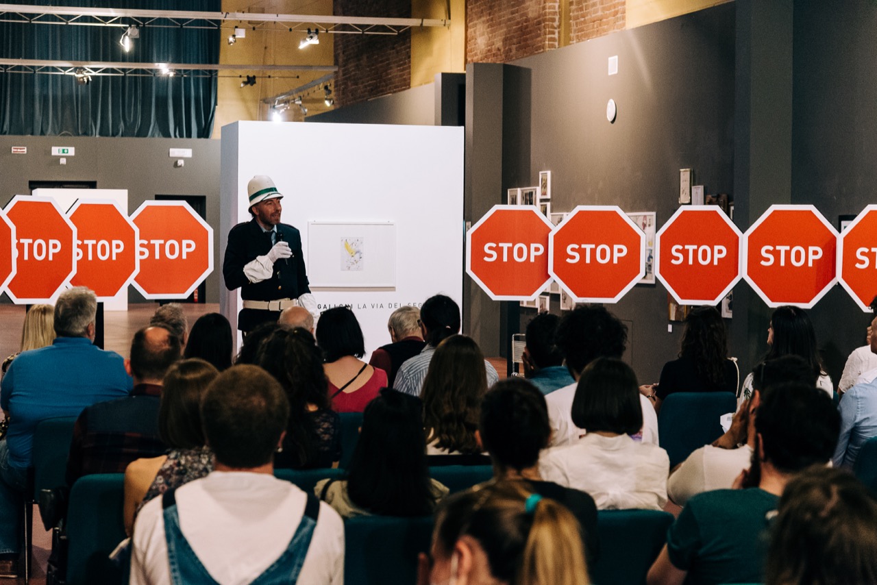 Inaugurazione mostra STOP con Adelchi Galloni