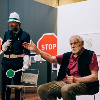 Inaugurazione mostra STOP con Adelchi Galloni