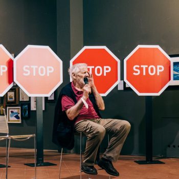 Inaugurazione mostra STOP con Adelchi Galloni