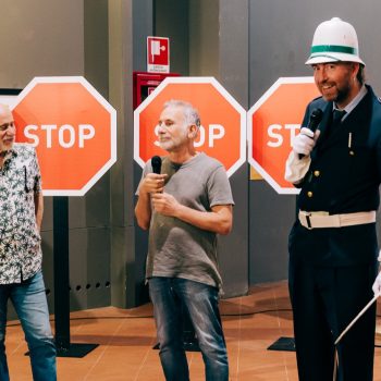 Inaugurazione mostra STOP con Adelchi Galloni