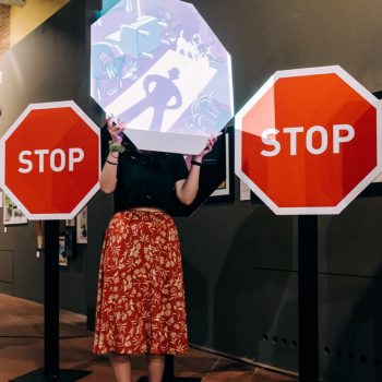 Inaugurazione mostra STOP con Adelchi Galloni