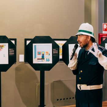 Inaugurazione mostra STOP con Adelchi Galloni