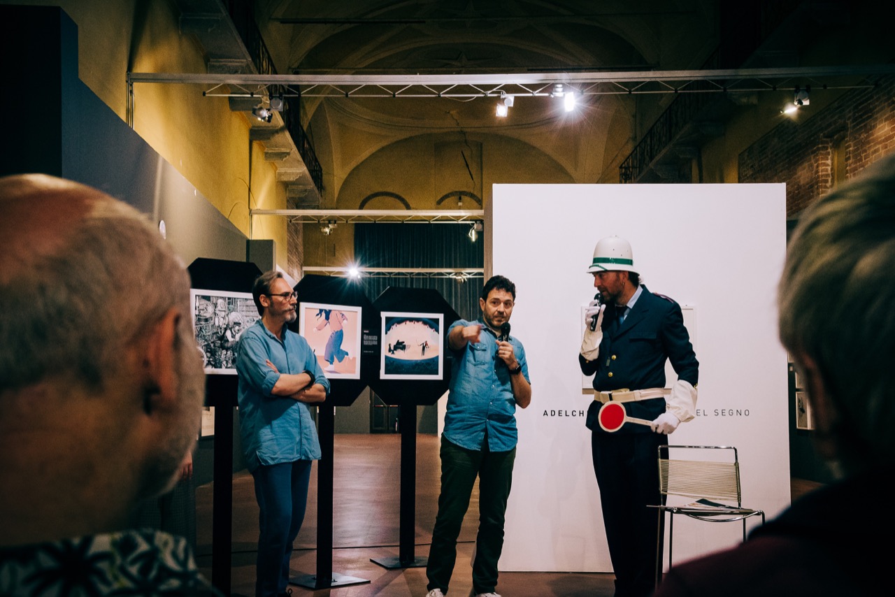 Inaugurazione mostra STOP con Adelchi Galloni