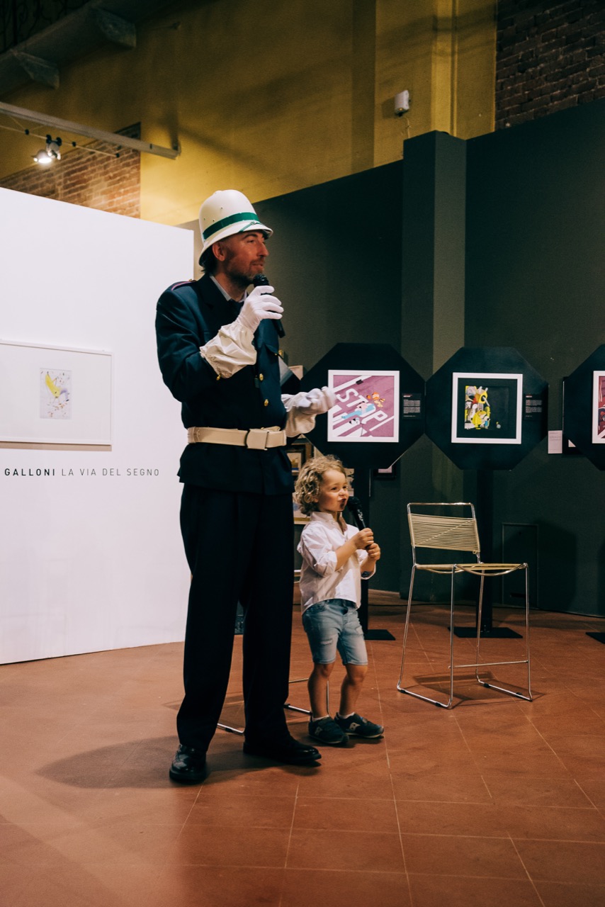 Inaugurazione mostra STOP con Adelchi Galloni
