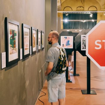 Inaugurazione mostra STOP con Adelchi Galloni