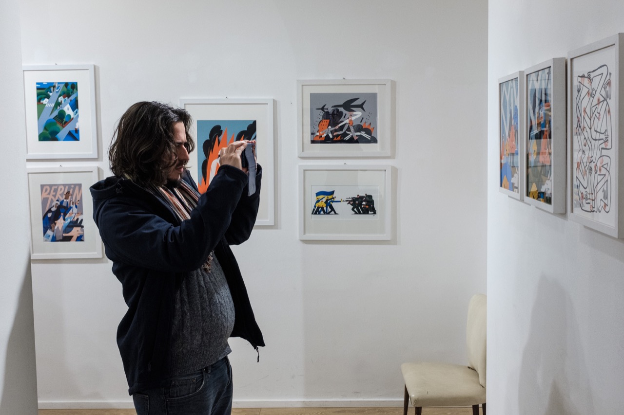 Inaugurazione della mostra Exo di Tania Yakunova