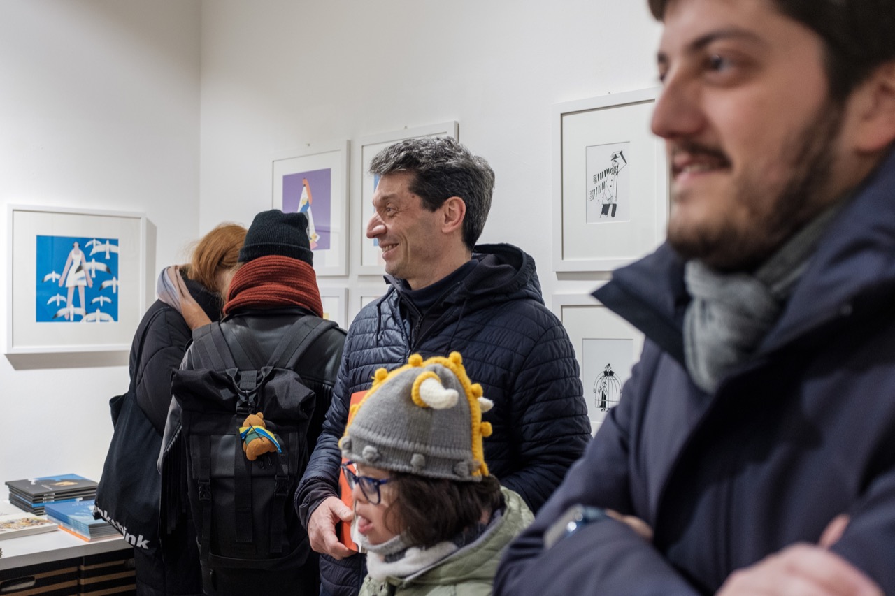 Inaugurazione della mostra Exo di Tania Yakunova