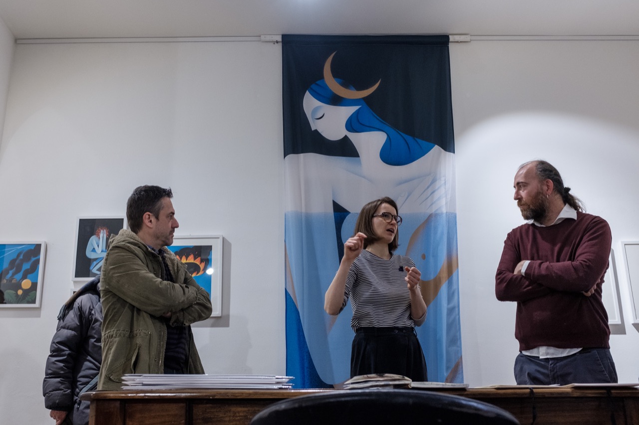 Inaugurazione della mostra Exo di Tania Yakunova