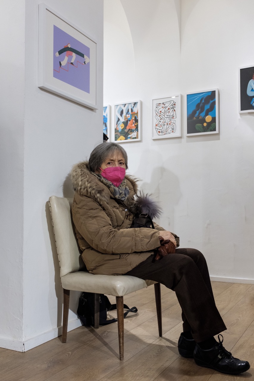 Inaugurazione della mostra Exo di Tania Yakunova