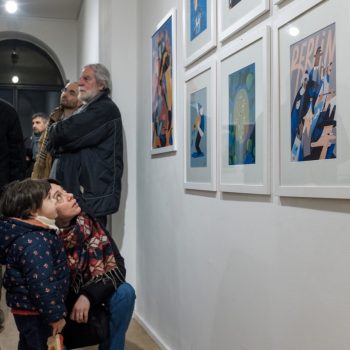 Inaugurazione della mostra Exo di Tania Yakunova