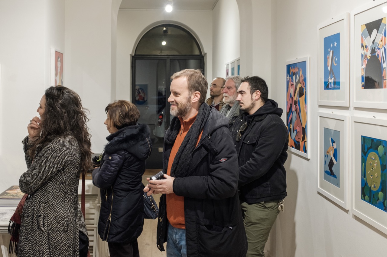 Inaugurazione della mostra Exo di Tania Yakunova
