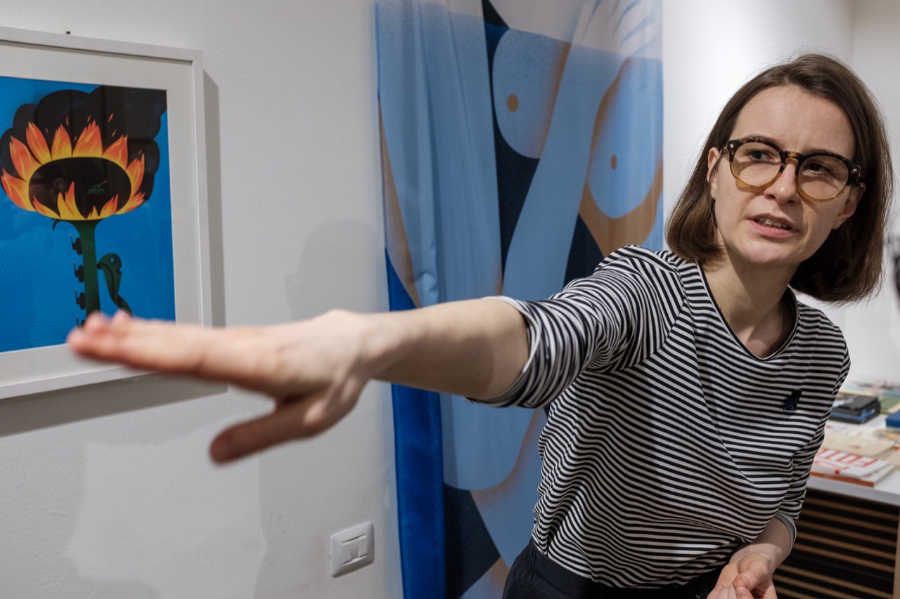 Inaugurazione della mostra Exo di Tania Yakunova