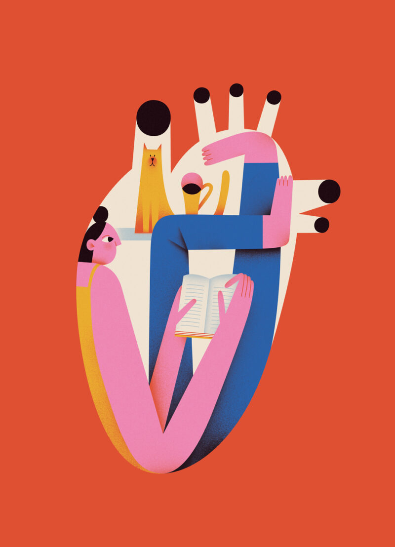 tania-yakunova-heart Illustrazione di Tania Yakunova