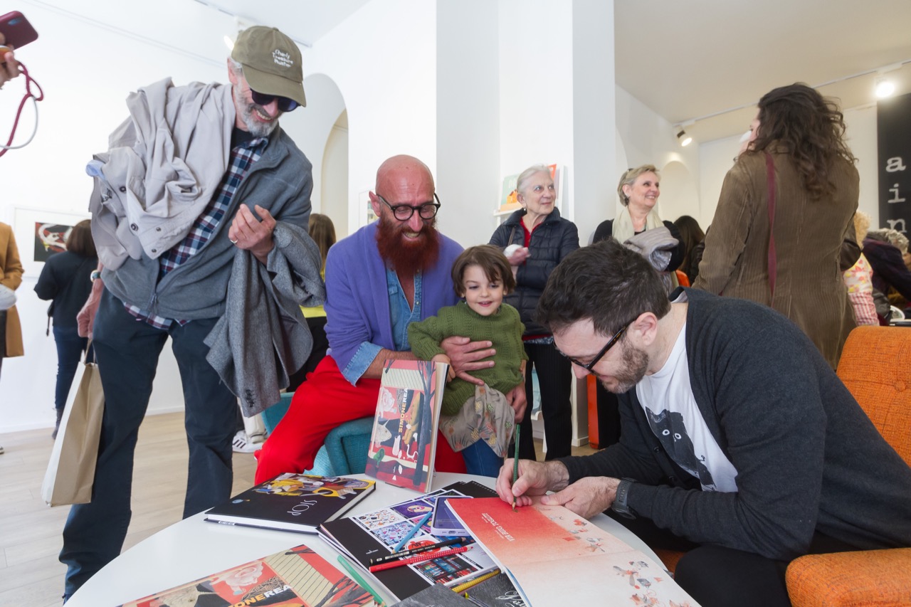 Inaugurazione REA - Mostra personale di Simone Rea