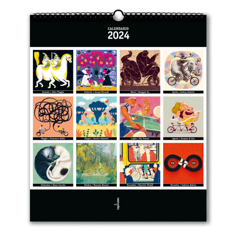Calendario 2024 Calendario illustratori di Tapirulan 2024