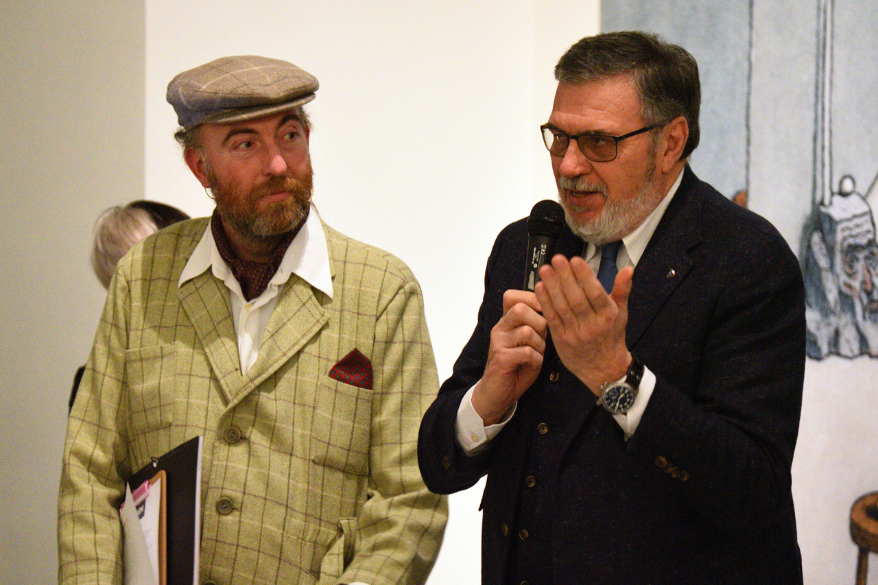 Inaugurazione della mostra Tandem e Vietato l'ingresso di Matticchio