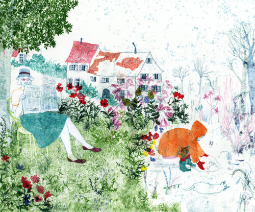Illustrazione di copertina de "La prima neve"