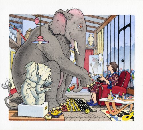 Illustrazione di Gilles Bachelet