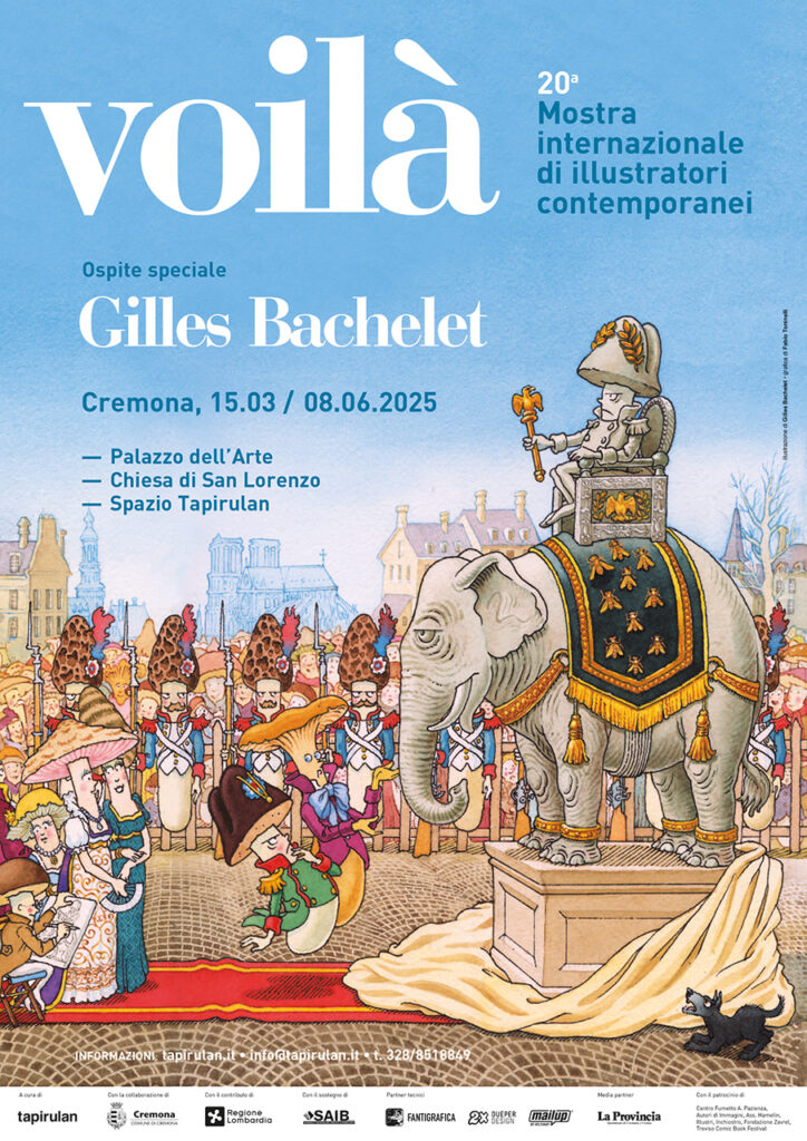Locandina mostra Voilà e mostra Gilles Bachelet