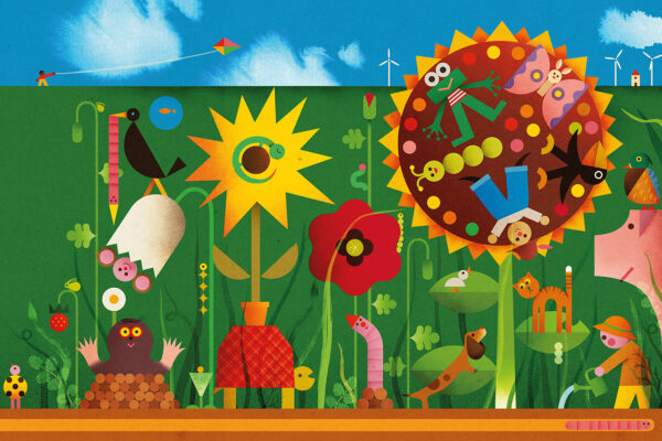 Spiegamelo Festival della divulgazione 2025 - Illustrazione di Philip Giordano