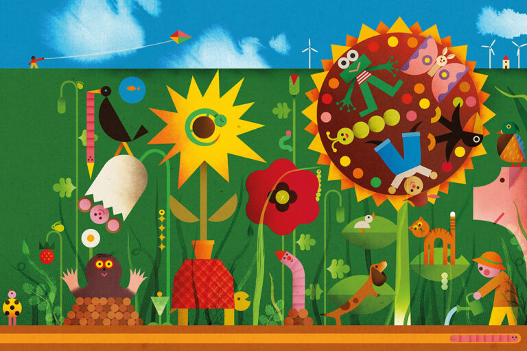 Spiegamelo Festival della divulgazione 2025 - Illustrazione di Philip Giordano