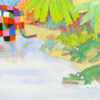 david-mckee-Elmer-and-the-monster-02 Illustrazione di David McKee