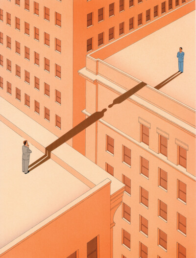 guy-billout-connection Illustrazione di Guy Billout