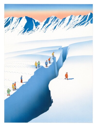 Passage Illustrazione di Guy Billout