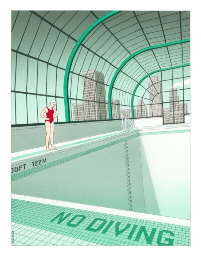 Penthouse Illustrazione di Guy Billout