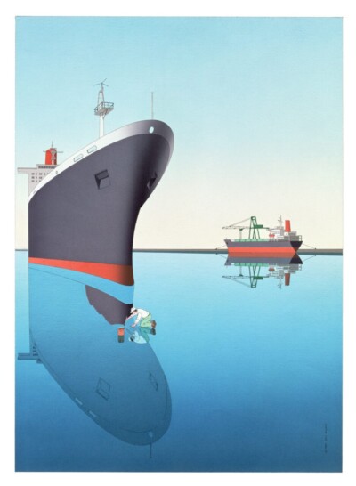 guy-billout-ship Illustrazione di Guy Billout