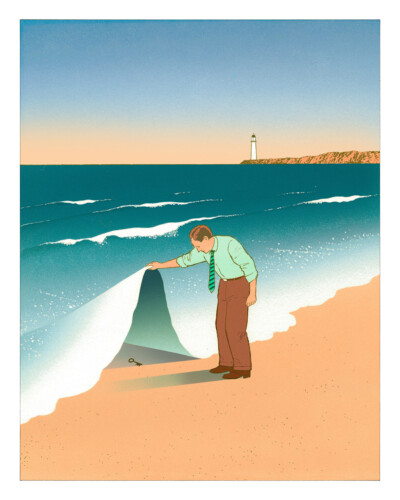 guy-billout-solution Illustrazione di Guy Billout